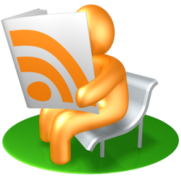 Orange RSS Reader Icon 256x256 png